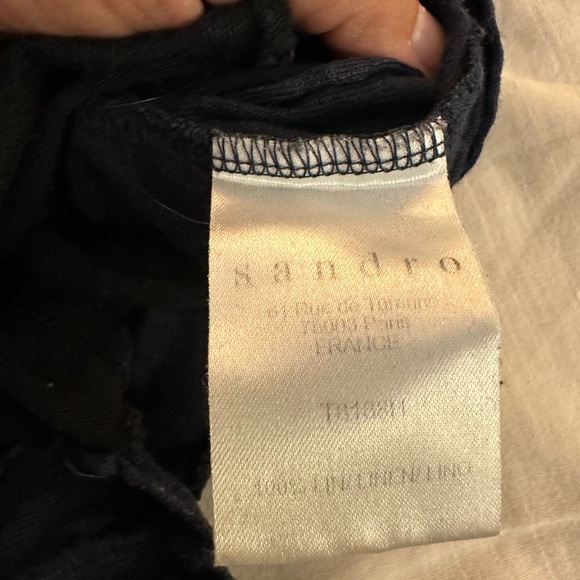 Sandro Linen Tank Distressed Hem - Picture 3 of 4